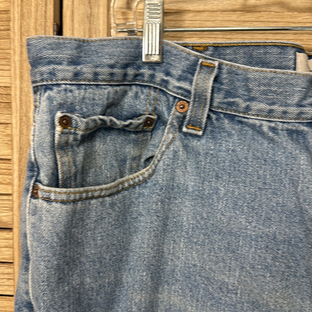 Levi's Jeans Vintage Relaxed Fit 550 Light Blue Size W42 L32 - Picture 6 of 14